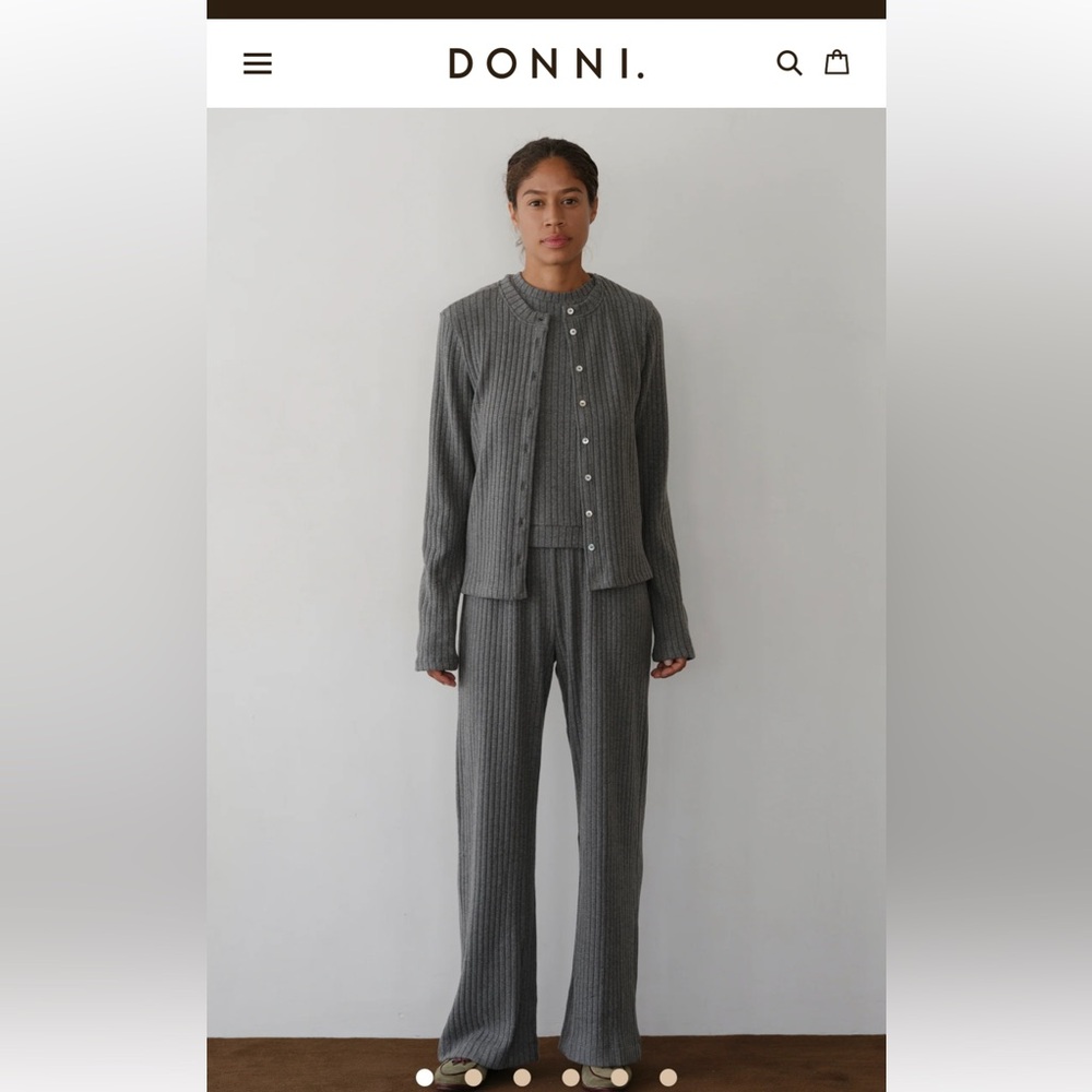 DONNI. The sweater rib simple pant